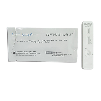Kolloidales Goldermitteln schnelle Test-Kassette Qualititative Grippe-Virus, Antigen, das CER Hauptgebrauch genehmigte