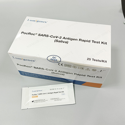 ISO 20 Minuten Covid-19 Antigen-Speichel-Testkit Hohe Empfindlichkeit