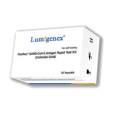 Nasales Putzlappen-kolloidales Goldantigen-schneller Test Kit For SARS-CoV-2
