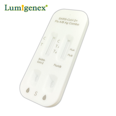 Seitlicher Fluss schneller Test-Kit Colloidal Gold Nasal Swabs für Grippe Covid19 eine Grippe B