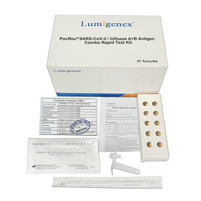 Grippe SARS-CoV-2 eine Test-Kit Colloidal Gold Nasal Swab-CER Grippe A der Grippe-B schnelle
