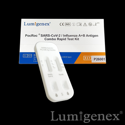 Covid19 Grippe A Grippe B Schnelltest Kit Kolloidales Gold Nasentupfer Affenpocken CE