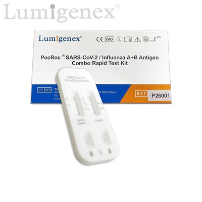 Grippe COVID19 ein Antigen-schneller Test Kit Colloidal Gold Nasal Swab der Grippe-B