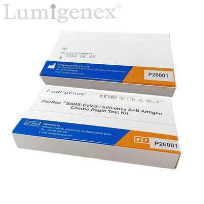 Grippe COVID19 ein Antigen-schneller Test Kit Colloidal Gold Nasal Swab der Grippe-B