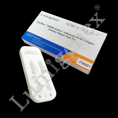 Kolloidales Gold-Antigen-Combo-Schnelltest-Nasentupfer für Influenza A+B