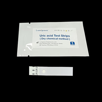 Vollblut- oder Serum-Harnsäure-Teststreifen Trockenchemische Methode
