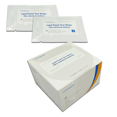 Hauptgebrauchs-Lipid-Profil-trocknen schnelle Test-Streifen Genauigkeit des chemischen Verfahrens 99%
