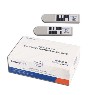 Kombinierte Test-Ausrüstung für Kreatin-Kinase-Isoenzym/Myohämatin/Herztroponin ich