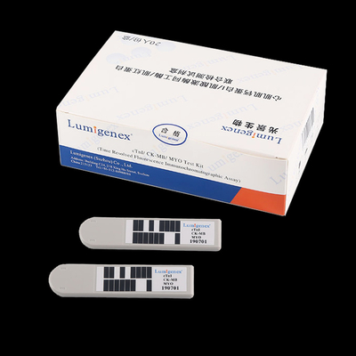 Kombinierte Test-Ausrüstung für Kreatin-Kinase-Isoenzym/Myohämatin/Herztroponin ich