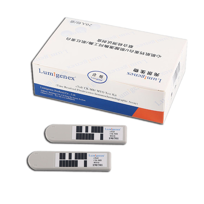 POC Test-Ausrüstung, cTnI/CK-MB/Myo Test Kit TRFIA Immunoassay Herztroponin ich/Kreatin-Kinase-Isoenzym/Myohämatin