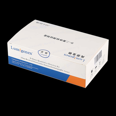 ISO13485 POC-Testkit Vollblut-D-Dimer von TRFIA Technology Cardiac Marker