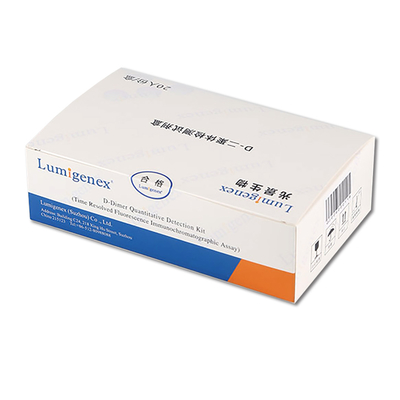 ISO13485 POC-Testkit Vollblut-D-Dimer von TRFIA Technology Cardiac Marker