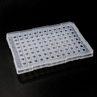 Laborverbrauchsmaterial 96 genehmigte wohle PCR-Platte mit Schmutzfilm USP pp.-materielles entkeimt