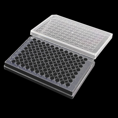 Flaches unteres Gamma sterile 96 wohle Elisa Plate White/Schwarzes