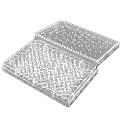 Flaches unteres Gamma sterile 96 wohle Elisa Plate White/Schwarzes