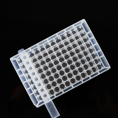 Ebenen-/des Rundboden-96 Tiefbrunnen-Platten-Enzymprobe-Laborverbrauchsmaterialien