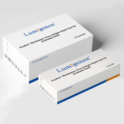 CER registrierte Monkeypox-Virus-schnellen Antigen-Test Kit Colloidal Gold High Accuracy