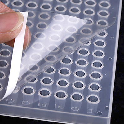 Hohe entgegenkommende Film 96 PCR Nicht-durchlässige wohler Schmutzfilm Microplate transparenter PCR-Platten-Schmutzfilm
