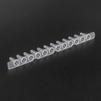 8 / 12 Streifen PCR-Röhrchen 0,2 ml 0,5 ml weiße Farbe transparent
