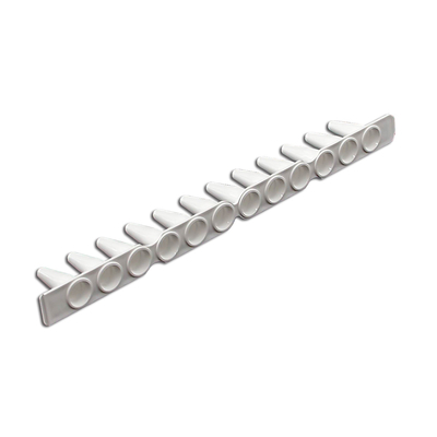 8 / 12 Streifen PCR-Röhrchen 0,2 ml 0,5 ml weiße Farbe transparent