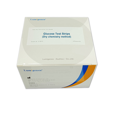 Trockenes chemisches Verfahren ISO13485 genaues Blut-Sugar Measurement Glucose Test Stripss
