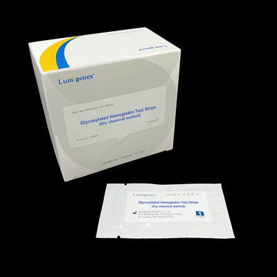 Diabetes-Zustands-Monitor-glykosyliertes Hämoglobin-Test-Streifen-trockenes chemisches Verfahren