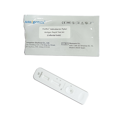 Schneller Test Hauptder test Helicobacter-Pförtner-Antigen-schneller Test-Ausrüstungs-(kolloidales Gold) H.Pylori durch fäkales Exemplar