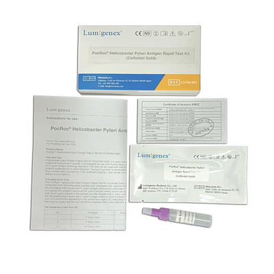 Schneller Test Hauptder test Helicobacter-Pförtner-Antigen-schneller Test-Ausrüstungs-(kolloidales Gold) H.Pylori durch fäkales Exemplar