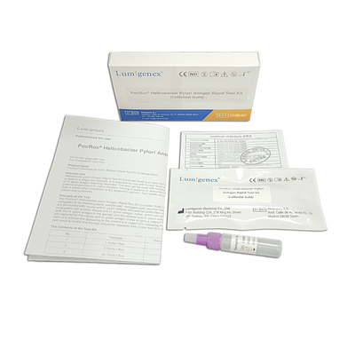 Kolloidales Gold Helicobacter Pylori Antigen Schnelltest Kit Kotprobe Stuhlprobe