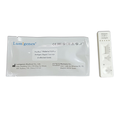 CER genehmigte Malaria P.F P.V Antigen Rapid Test Kit Colloidal Gold