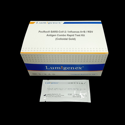 SARS-CoV-2/Grippe A+B/RSV-Antigen-kombinierter schneller Test Kit Colloidal Gold