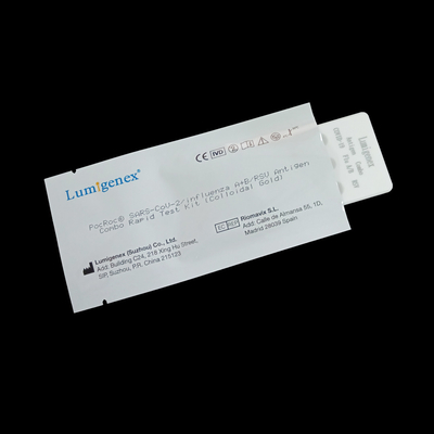 SARS-CoV-2/Antigen-kombiniertes schnelles Test-Kit Colloidal Golds der Grippe-A+B/RSV Antigen-schnelle Test-Ausrüstung CER registrierte