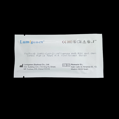 SARS-CoV-2/Antigen-kombiniertes schnelles Test-Kit Colloidal Golds der Grippe-A+B/RSV Antigen-schnelle Test-Ausrüstung CER registrierte