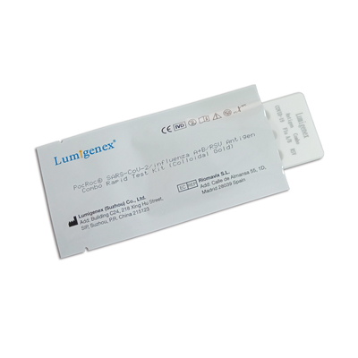 Grippe RSV-Antigen-kombinierte schnelle Test-Kit Detect Covids 19 eine Grippe B durch kolloidale Goldmethode