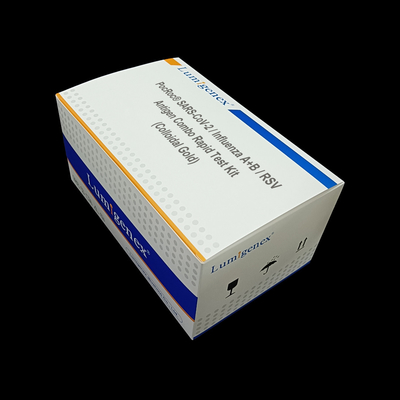 Grippe A+B/Goldtest-Kassette der RSV-Antigen-kombinierte schnelle Test-Ausrüstungs-Covid-19 kolloidale für Hauptgebrauch