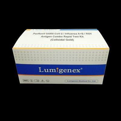 SARS-CoV-2/Antigen-kombiniertes schnelles Test-Kit Colloidal Golds der Grippe-A+B/RSV Antigen-schnelle Test-Ausrüstung CER registrierte