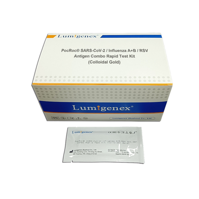 Grippe RSV-Antigen-kombinierte schnelle Test-Kit Detect Covids 19 eine Grippe B durch kolloidale Goldmethode