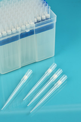 1250 ul weiße Einweg-Pipettenspitzen mit geringer Adsorption für Gilson-Pipetten