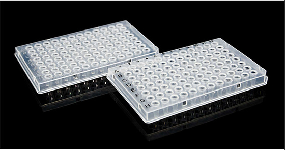 CE-PCR-Verbrauchsmaterialien 0,1 ml 96-Well-PCR-Platte mit Halbrand, klar