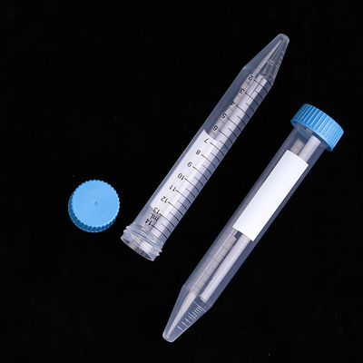 Klare konische 15-ml-Zentrifugenröhrchen aus medizinischem Polypropylen