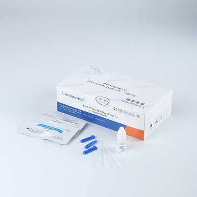 Blut-Antikörper-Diagnoseausrüstung der Fingerspitze 10μL, CE-Schnelltest-Ausrüstung IgM IgG