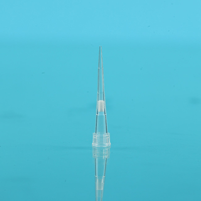 Transparente sterile 10-ul-Filterpipettenspitzen aus Polypropylen mit Gestell