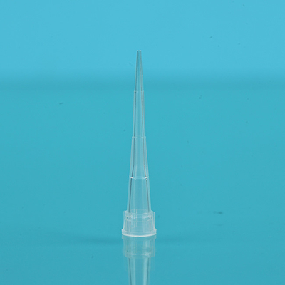 Transparente sterile 10-ul-Filterpipettenspitzen aus Polypropylen mit Gestell