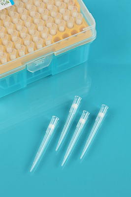 Ultrafein mahlende Einweg-Pipettenspitzen, 300-ul-Pipettenspitzen mit 96-Wells-Rack