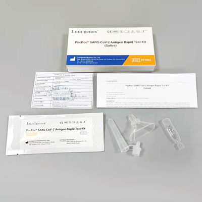 Hohe Sensitivität und Spezifität von SARS-CoV-2-Antigen-Schnelltestkits (Speichel) für Covid19