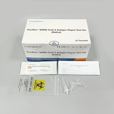 Speichel-Antigen-Schnelltest-Kit für die medizinische Diagnose 25 Stück für SARS-CoV-2