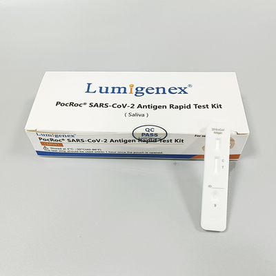 CE-Antigen-Speichel-Heimtest-Kit, Covid-19-Speichel-Selbsttest-Kit 99,67 % Spezifität