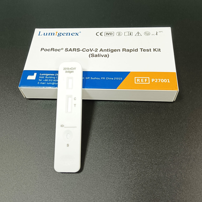 CE-Kennzeichnung und SARS-CoV-2-Antigen-Schnelltestkits mit hoher Genauigkeit (Speichel)