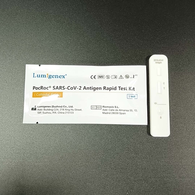 COVID-19 Kolloidales Gold-Schnelltestkit Antigen ISO-Zertifizierung