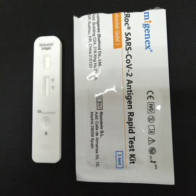 Werksseitiger Covid-19-Antigen-Schnelltestkit (Kolloidales Gold) für medizinische Zwecke